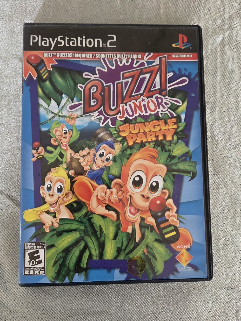 Sony PlayStation 2 - Buzz! Junior: Jungle Party (Blue)